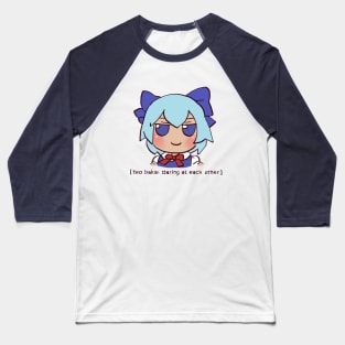 I draw cirno fumo plush but we are all baka / funny touhou meme Baseball T-Shirt